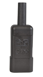 IEC Male In Line Plug With Easy Screw Terminal Wire Connections
